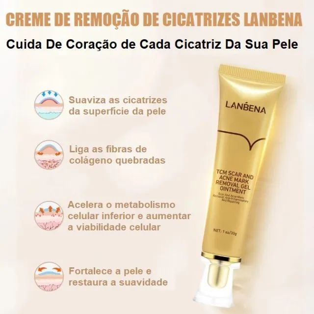 2Un. LANBENA Creme Para Tratamento De Cicatrizes 30g Cada - Foto 3