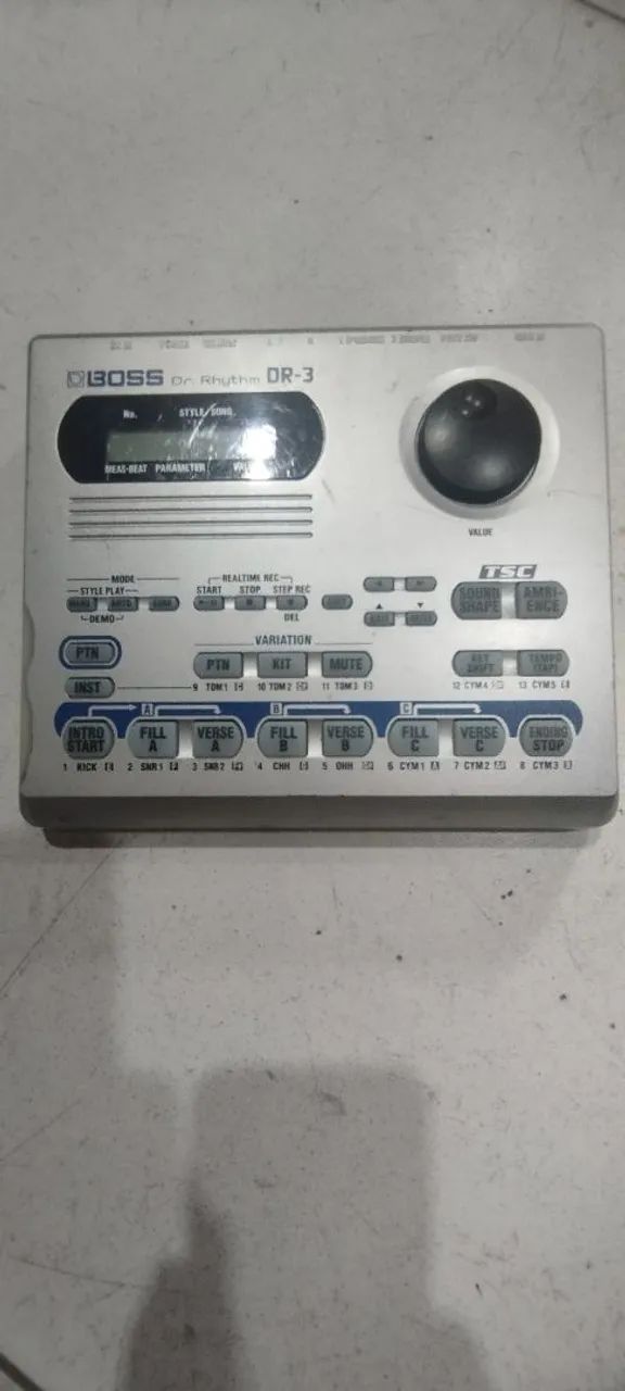 Bateria Eletrônica Boss DR3 