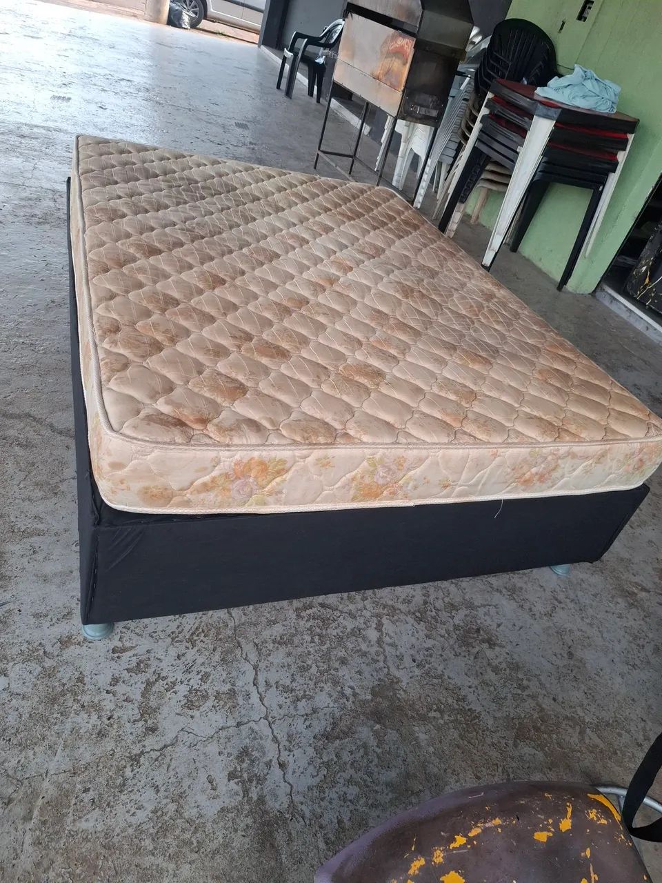 Cama Box casal com colchão  - Foto 4