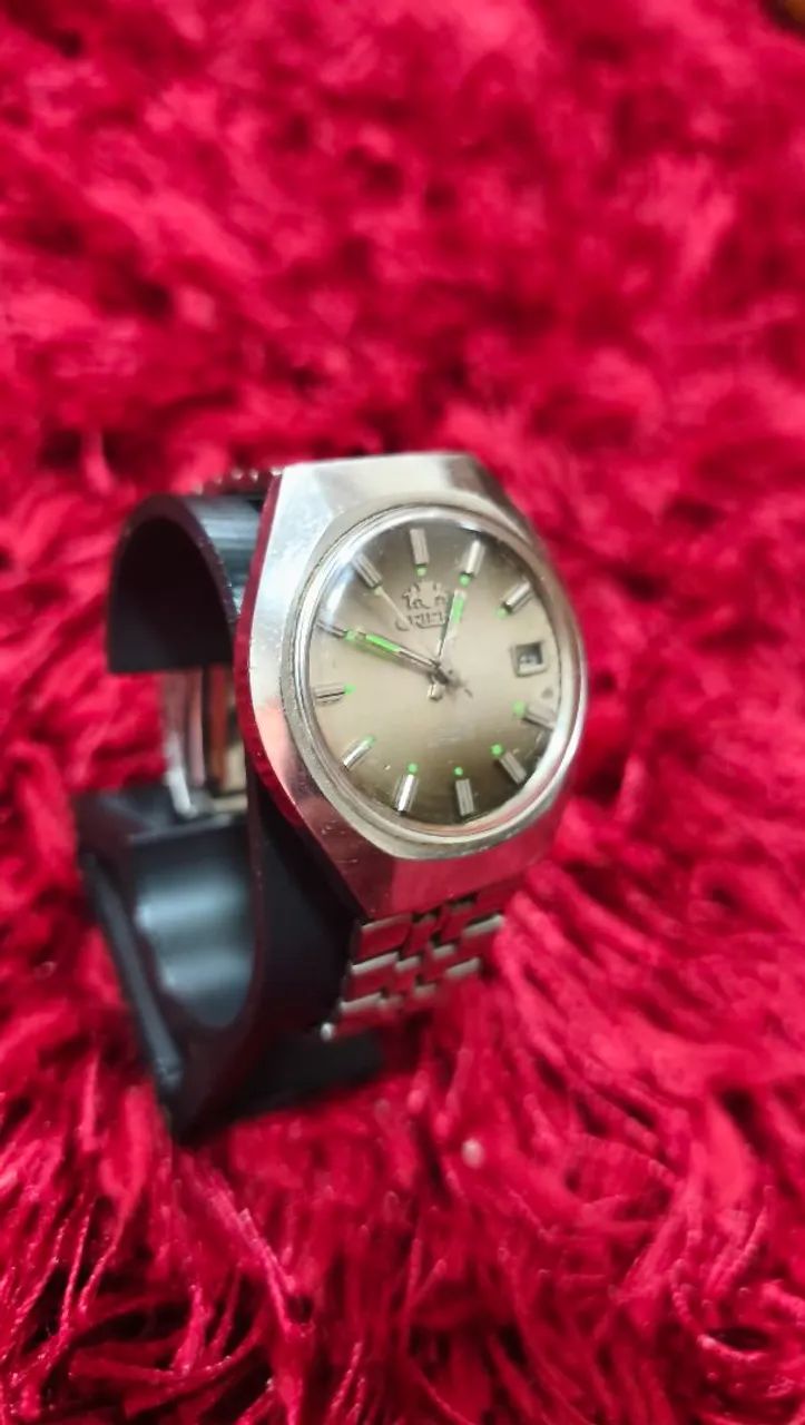 Relógio Orient Automático Vintage Prata - Foto 2