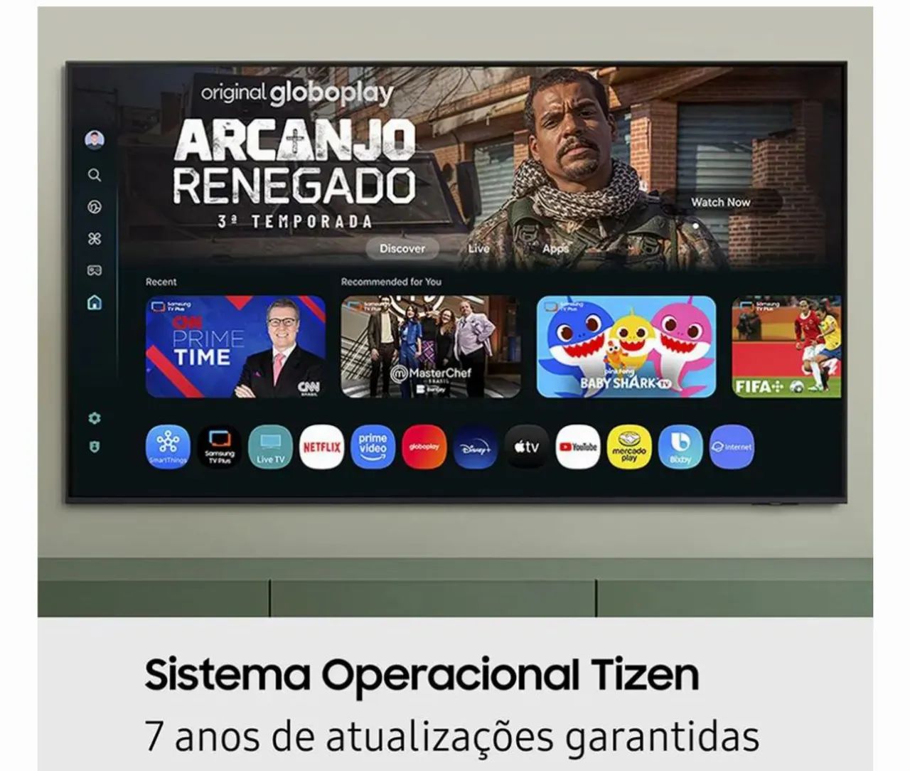 Smart TV Samsung 4k U8100F 43" - Foto 2