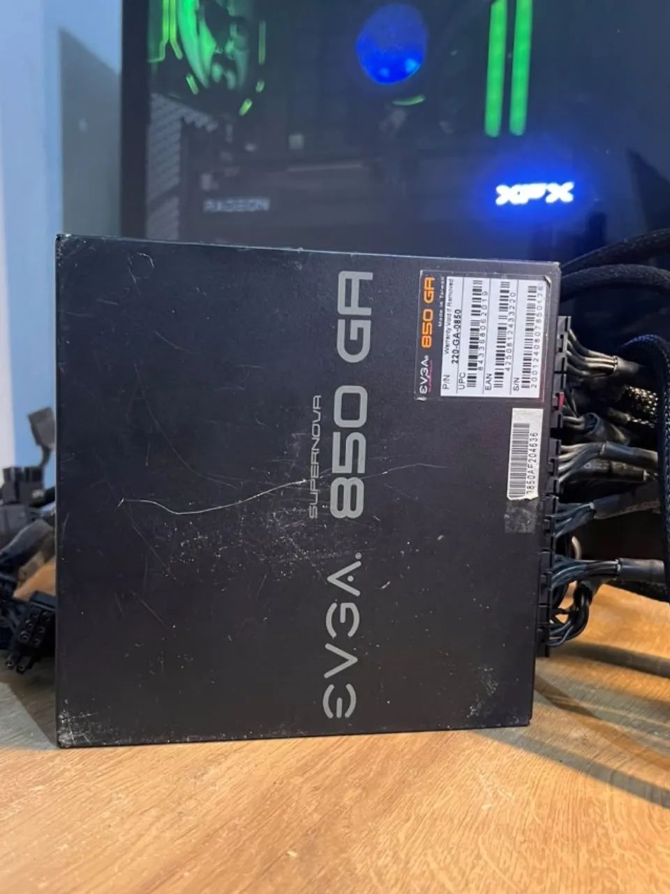 FONTE 850W EVGA SUPERNOVA FULL MODULAR 80 PLUS GOLD - PARCELO - Foto 2