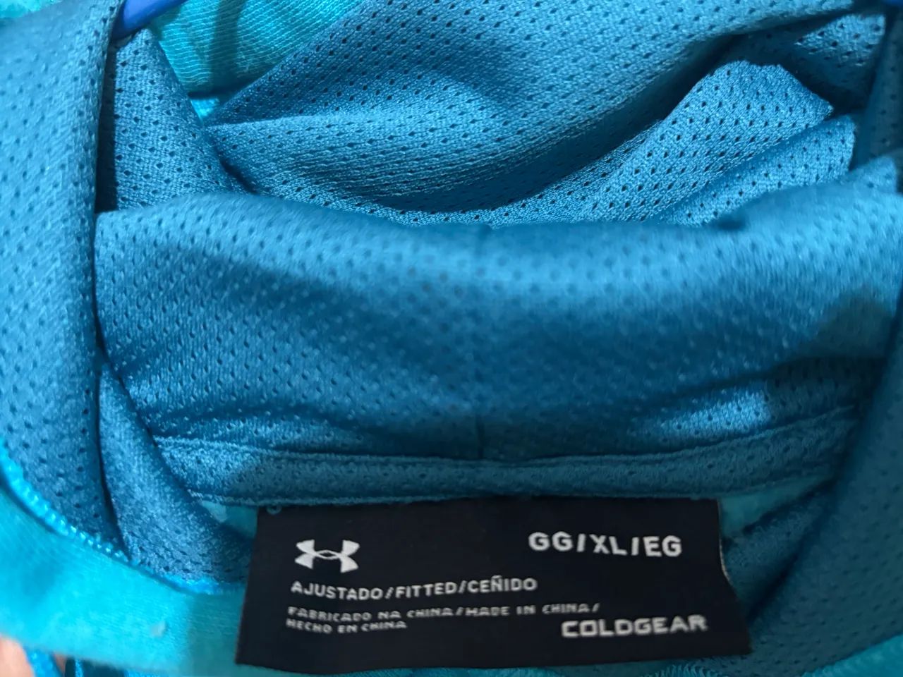 Blusa Azul Moletom Under Armour