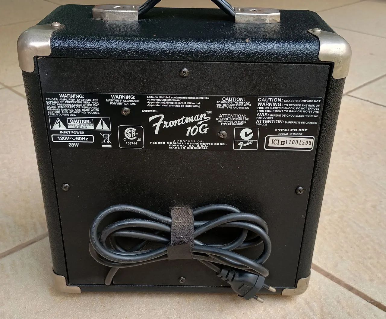 Cubo de guitarra  Fender Frontman 10G - Foto 4