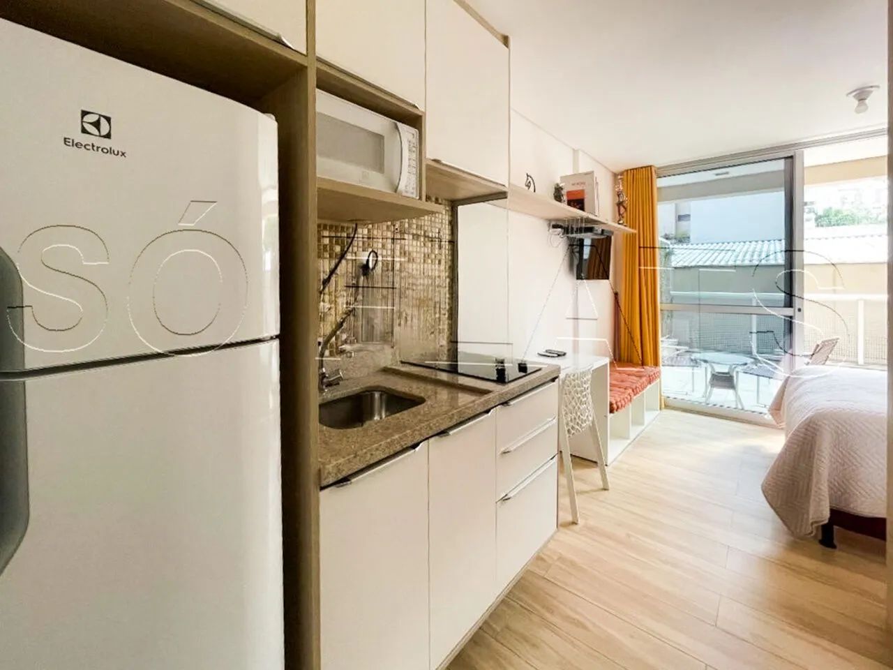 Augusta lifestyle | Studio com varanda em frente ao parque e alta demanda