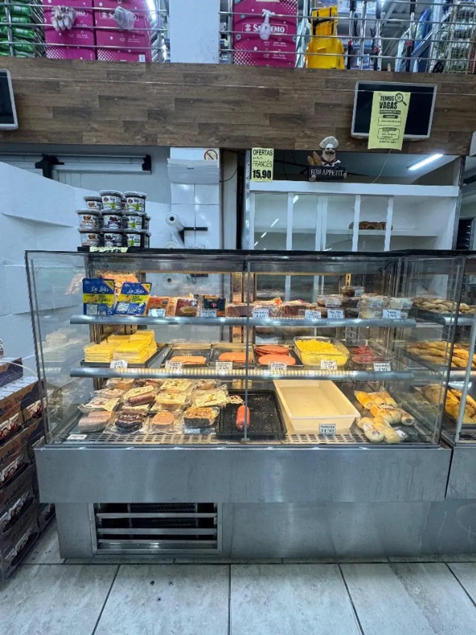 balcao de padaria 1,5m