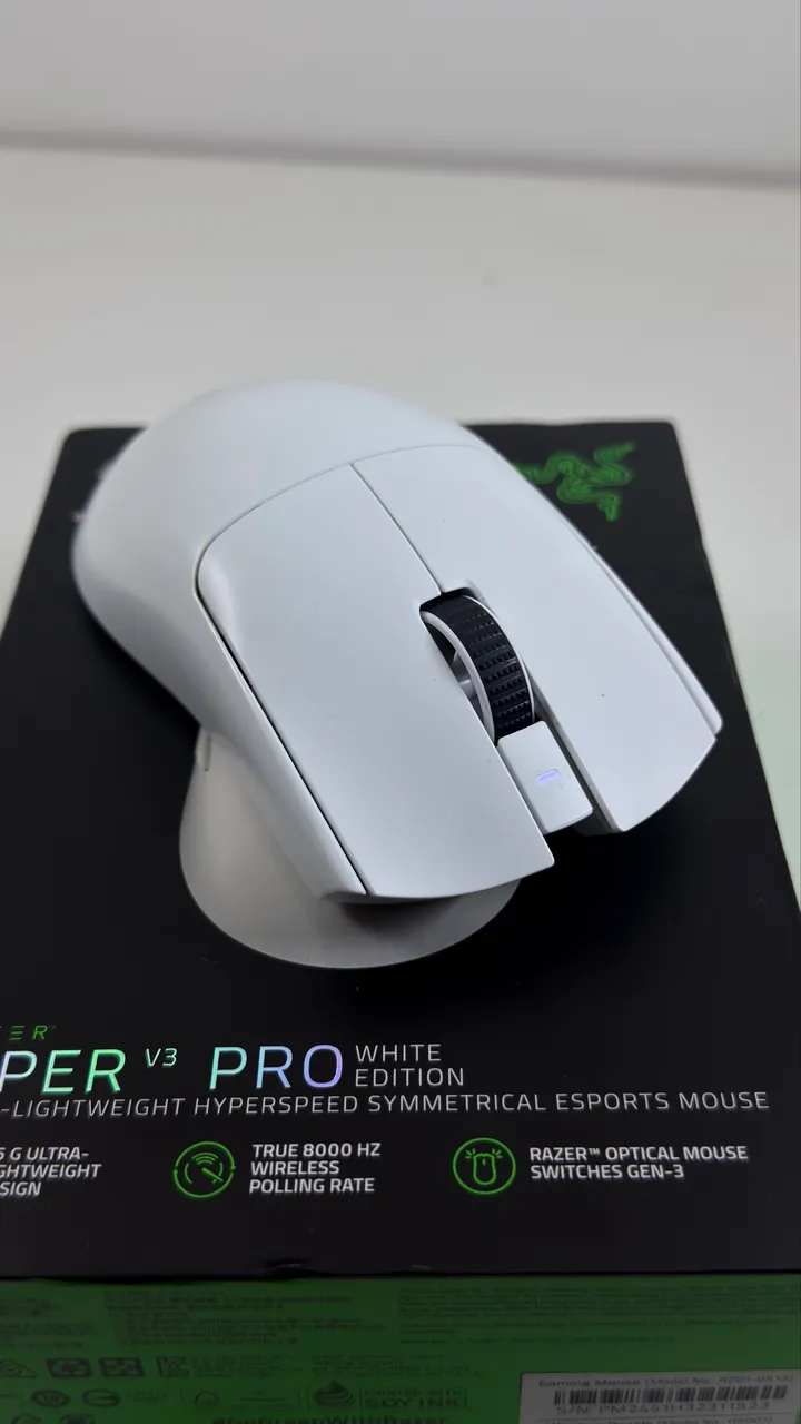 Mouse Razer Viper V3 Pro Branco - Estado de novo! - Periféricos e
