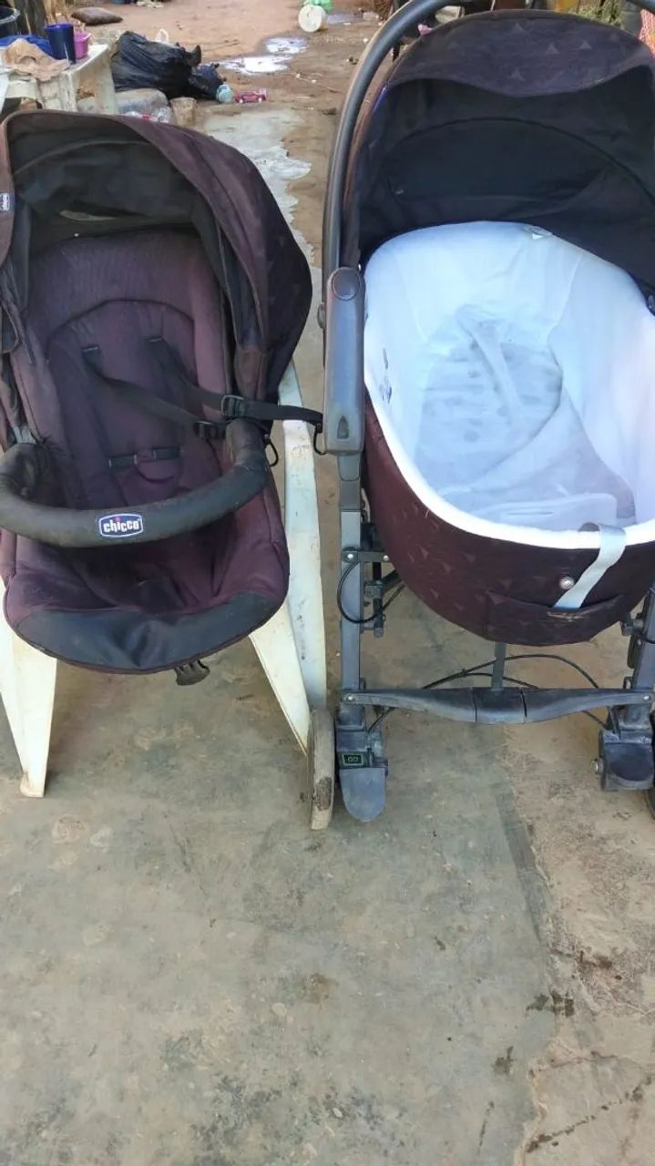 Carrinho de bebê 2 em 1  - Foto 4