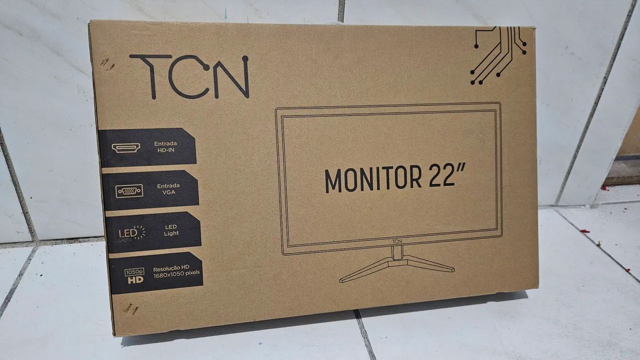 Monitor LED TCN Novo 22" polegadas 