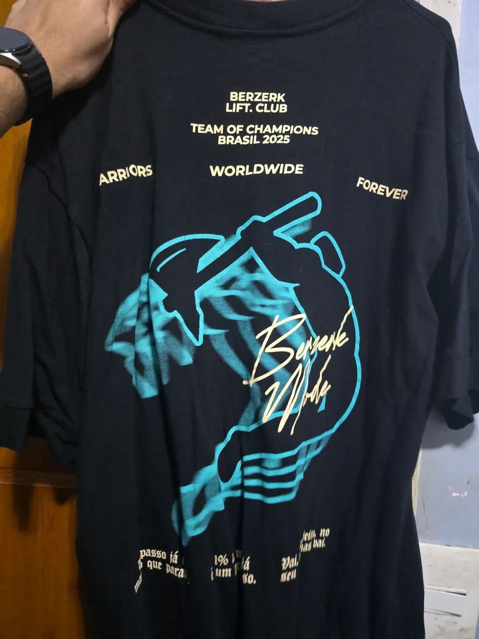 Camiseta oversized berzerk preta P  - Foto 2