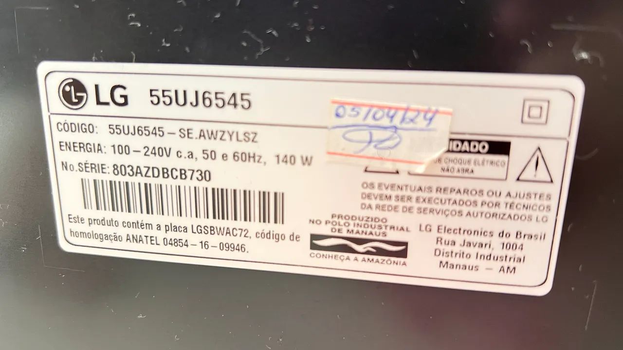 Smart tv 55? modelo 55UJ6545