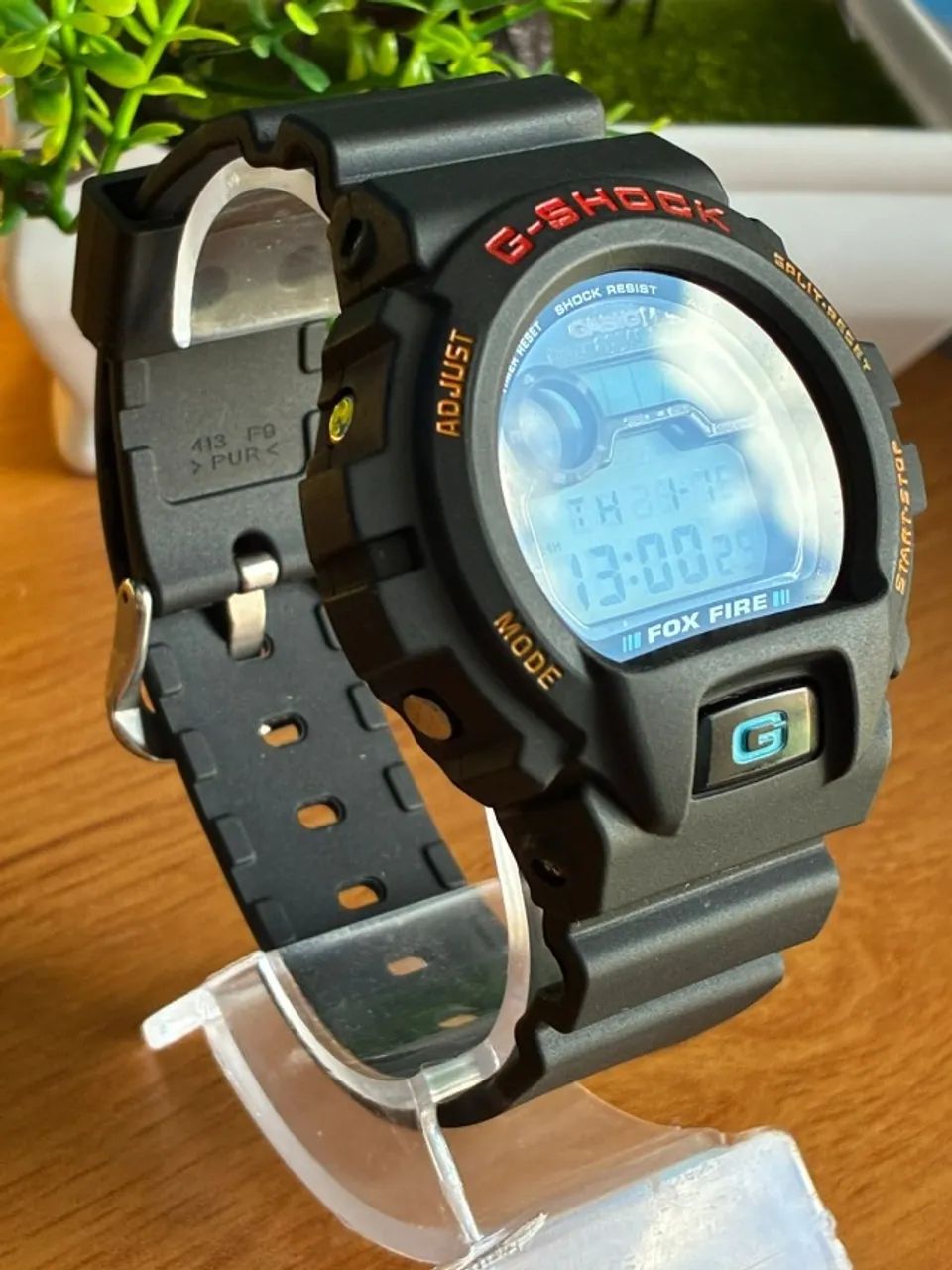 Relogio Casio G-shock Dw 6900 Fox Fire (Raro) - Acessórios