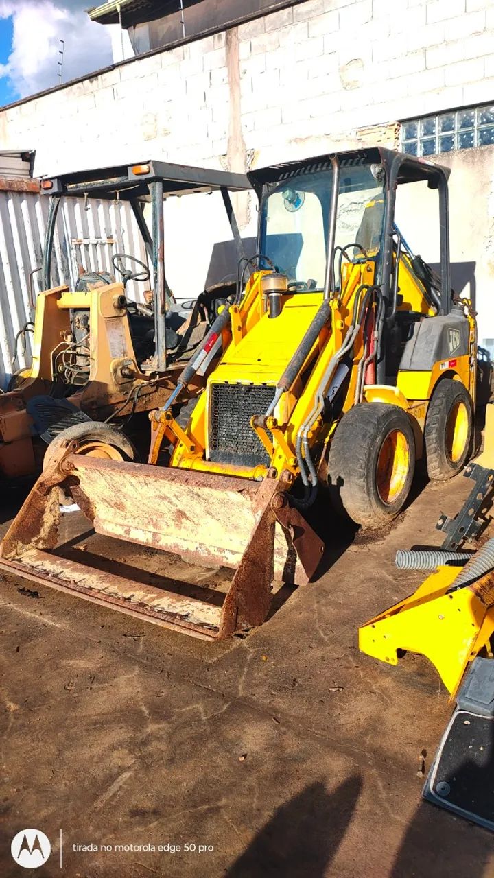 Acabou de chegar Miniretroescavadeira JCB 1CX para retirada de PEÇAS - Foto 2