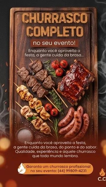 Churrasqueiro para Eventos