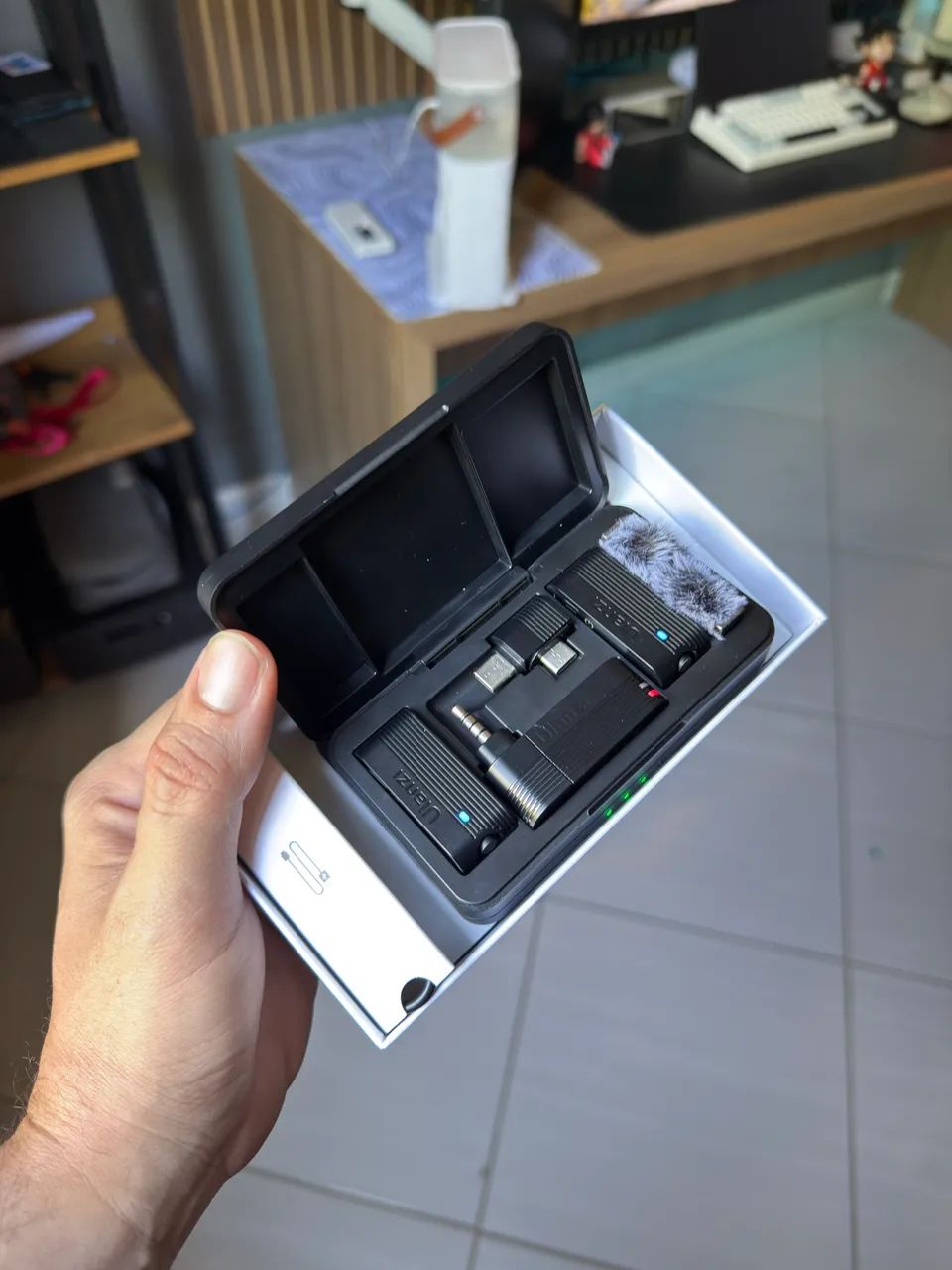 Par de lapela Ulanzi A100 zero bala