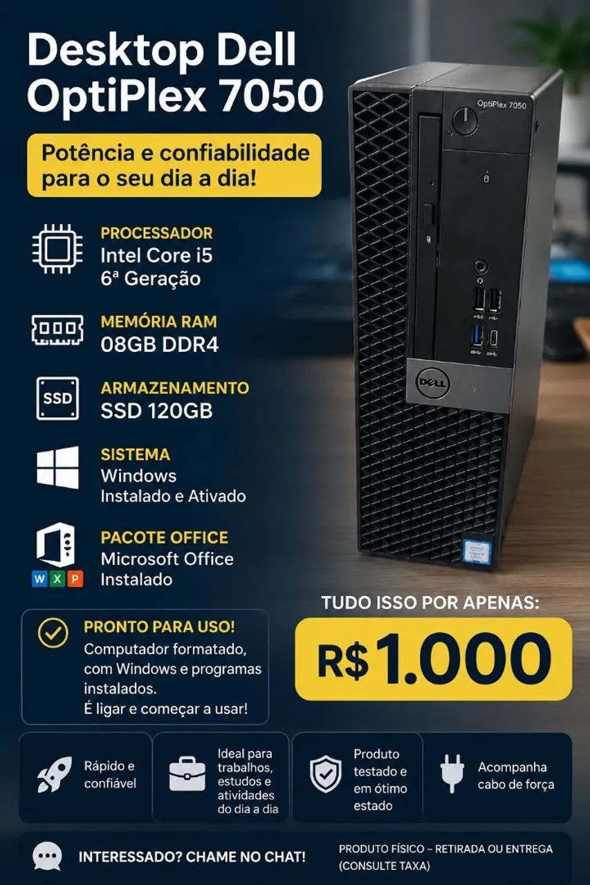 Cpu i5 6ª Dell 