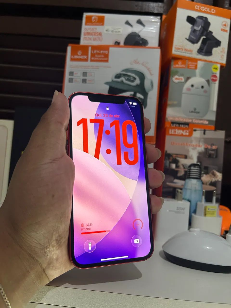 iPhone 12 64gb vermelho - Celulares e Smartphones - Zumbi