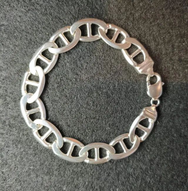 Pulseira Prata 925 (12mm) - 33 gramas