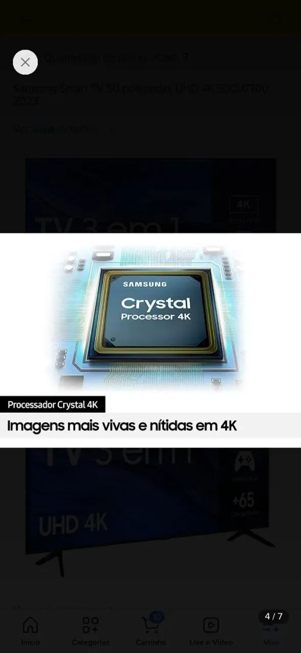 SMART TV SAMSUNG 50"  - Foto 3