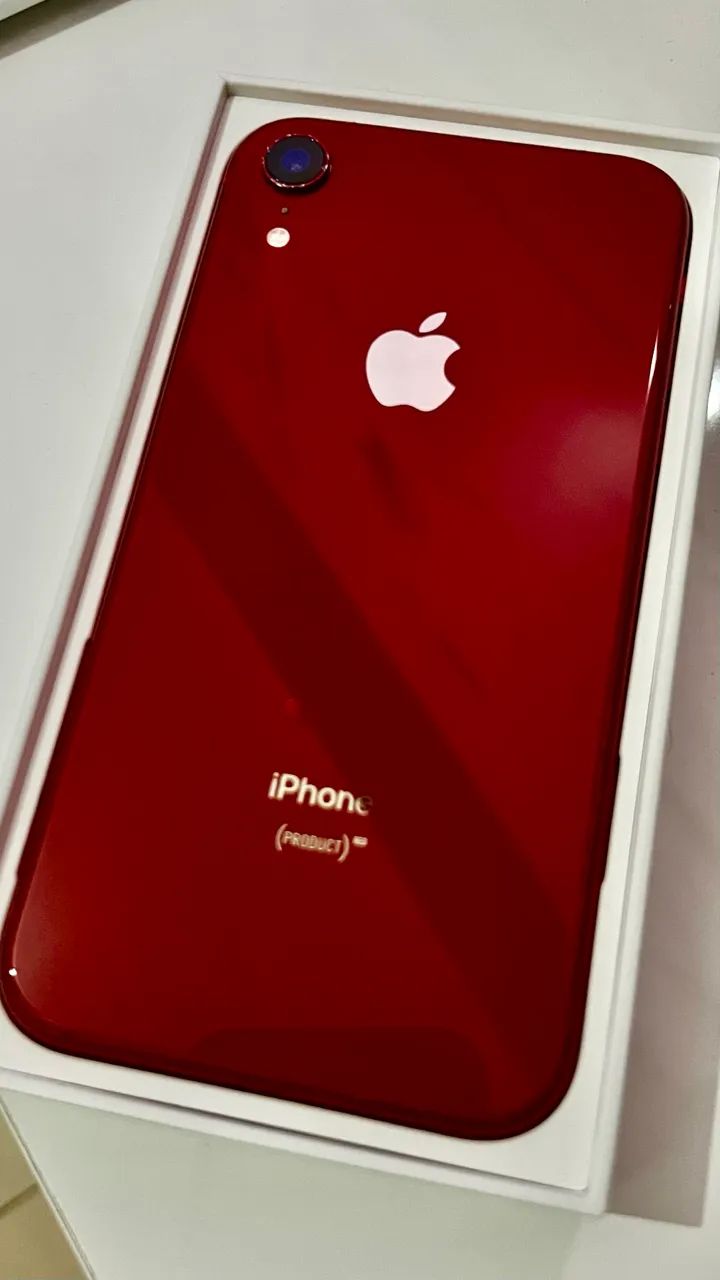 iPhone XR 64GB Red | Na Caixa | Face ID OK - Celulares e