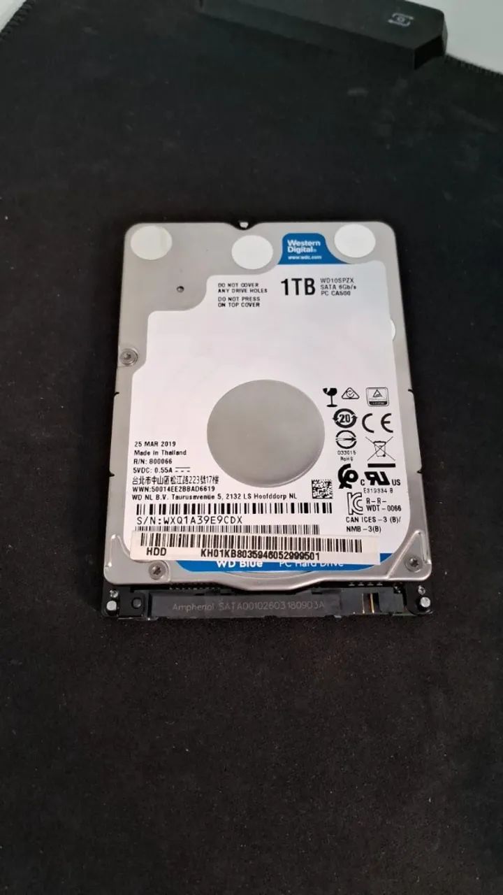 BARBADA! HD 1TB EM ÓTIMO ESTADO! - Armazenamento - São José