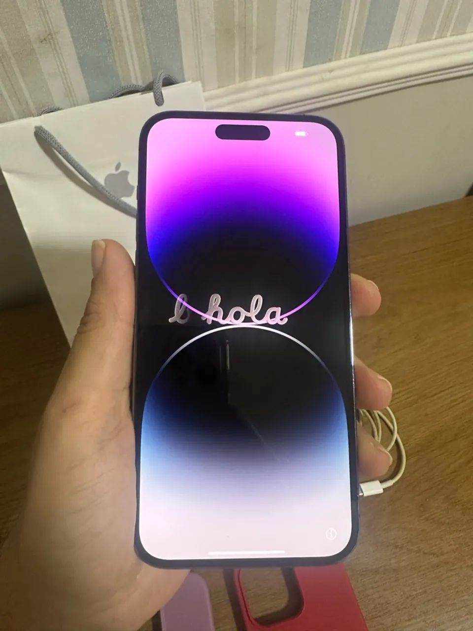Iphone 14 pro max roxo 256GB 81% Bateria