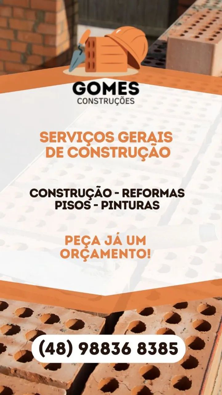 Pedreiro para construção em geral