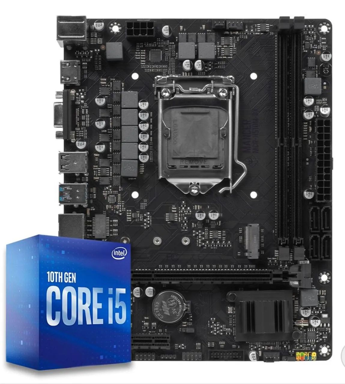 Intel i5 10400f + placa mãe Asus Prime 510M-E