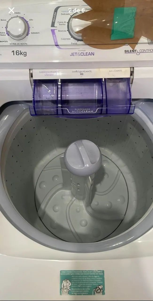 MAQUINA DE LAVAR ELECTROLUX 16 KG TURBO AGITAÇÃO (OTIMO ESTADO) - Foto 2