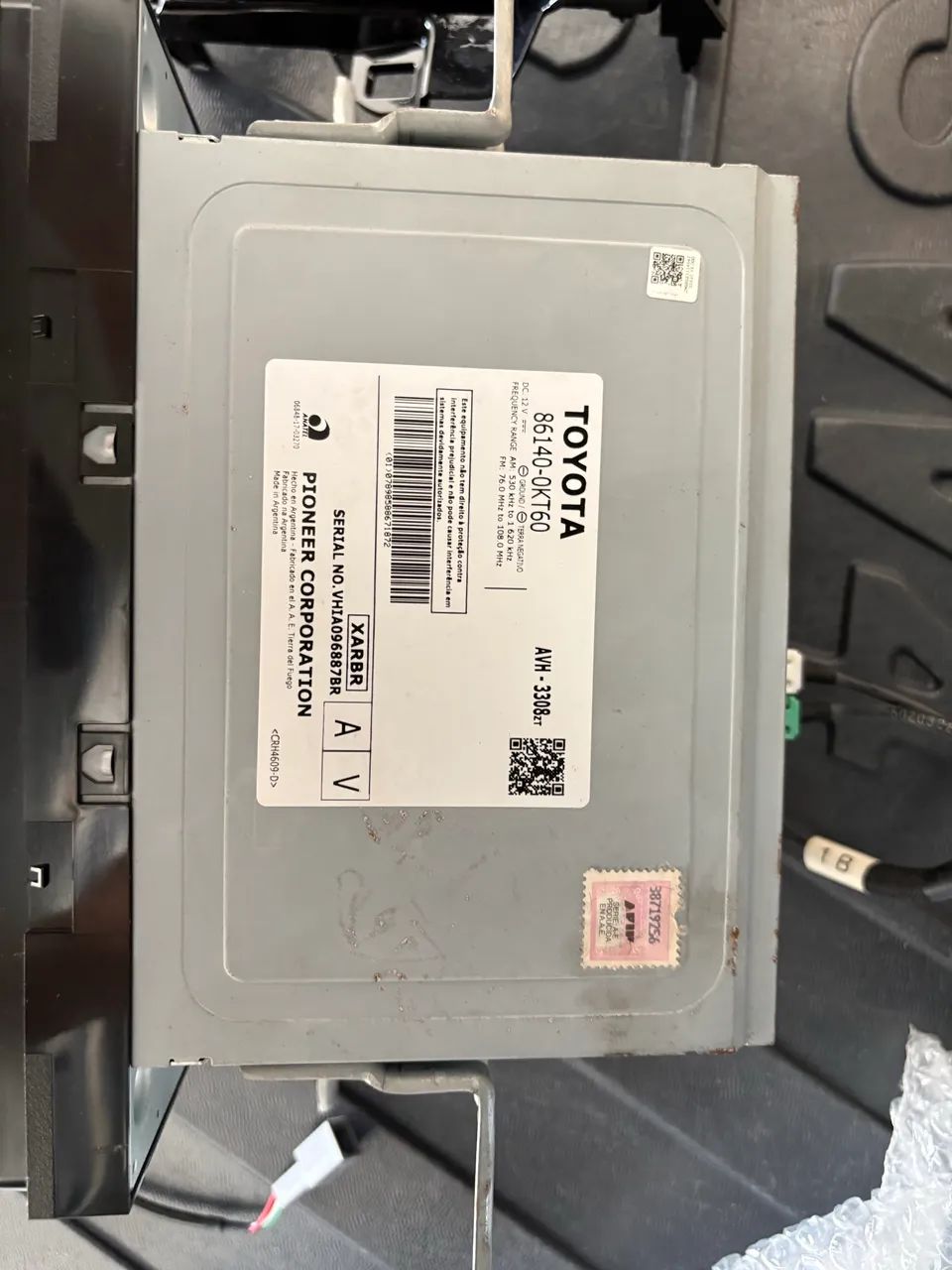 Multimídia original Hillux e Sw4 2015-2022 jbl , com mil dura - Foto 2