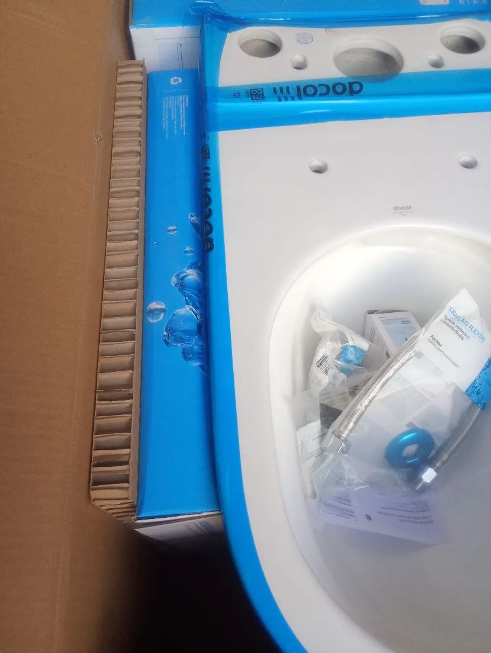 Kit vaso Docol louça liss completo na caixa preço bem abaixo do valor 