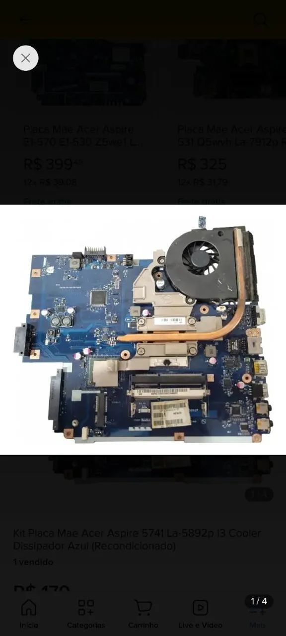Placa notebook acer i3 - Foto 2
