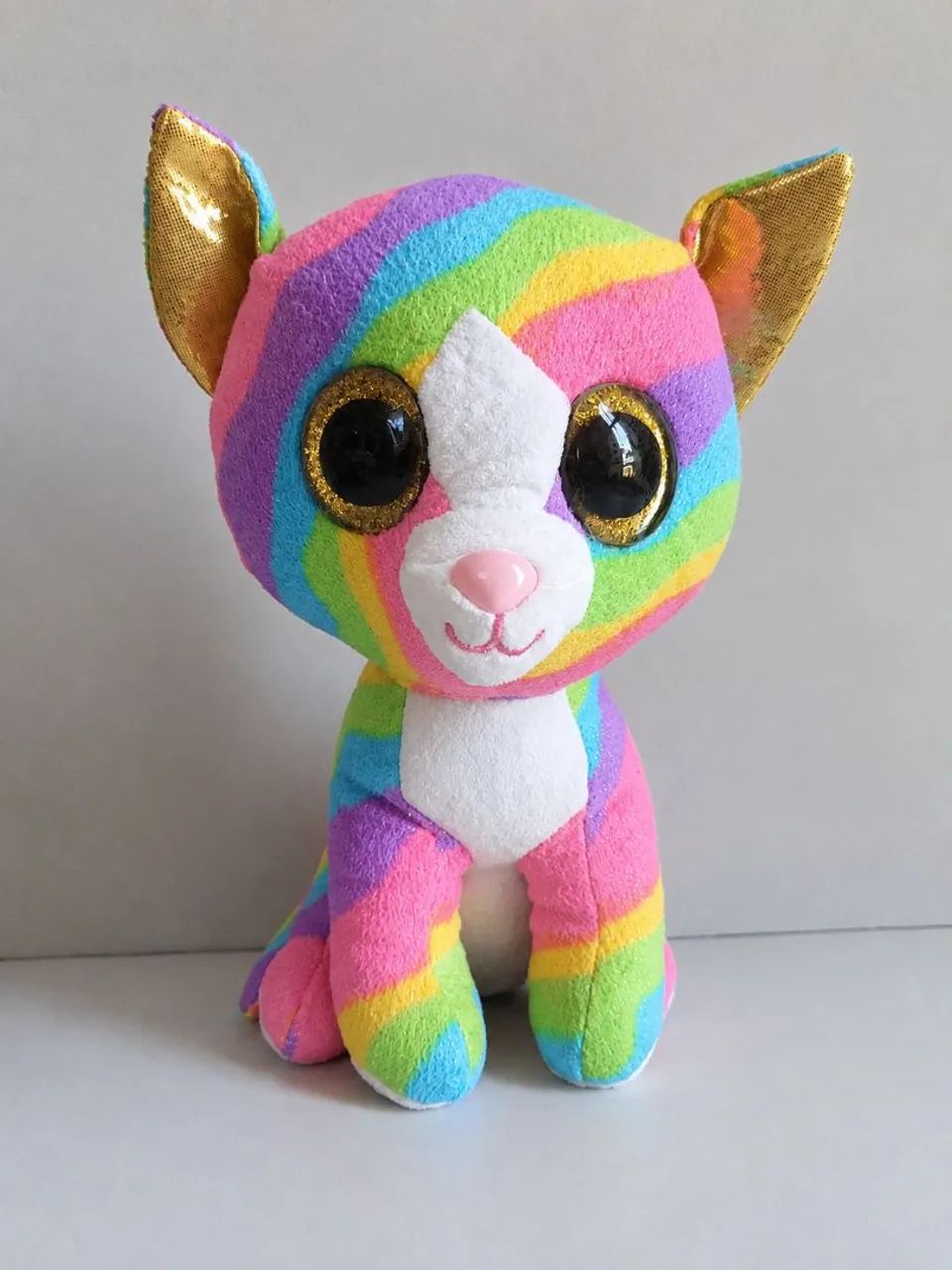 TY BEANIE BOOS - GATINHA ARCO-ÍRIS