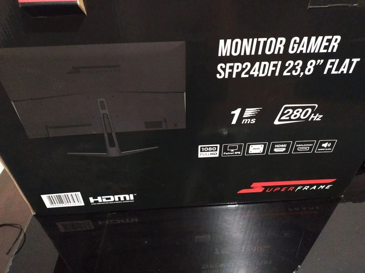 Monitor superframe quebrado, para retirada de peças 