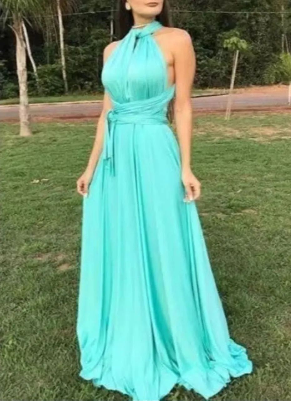 Vestido longo Tiffany