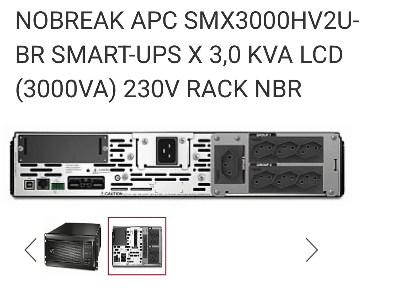 NOBREAK PARA SERVIDOR 3000 - Foto 2
