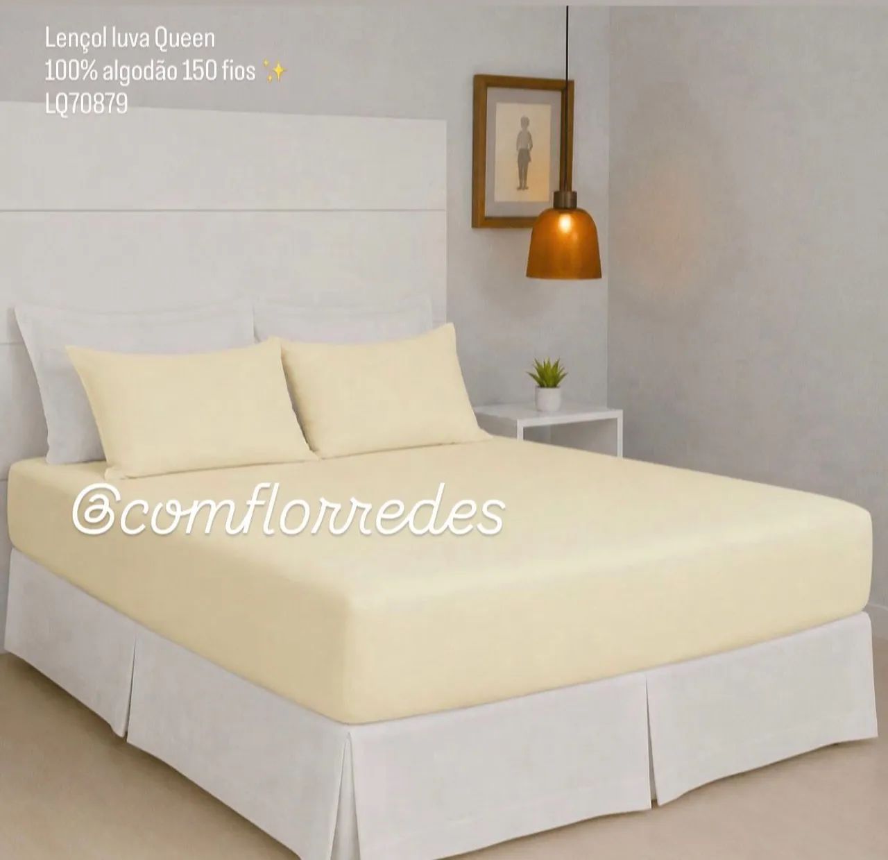 Lencol luva Queen - RECEBA EM CASA  - Foto 4