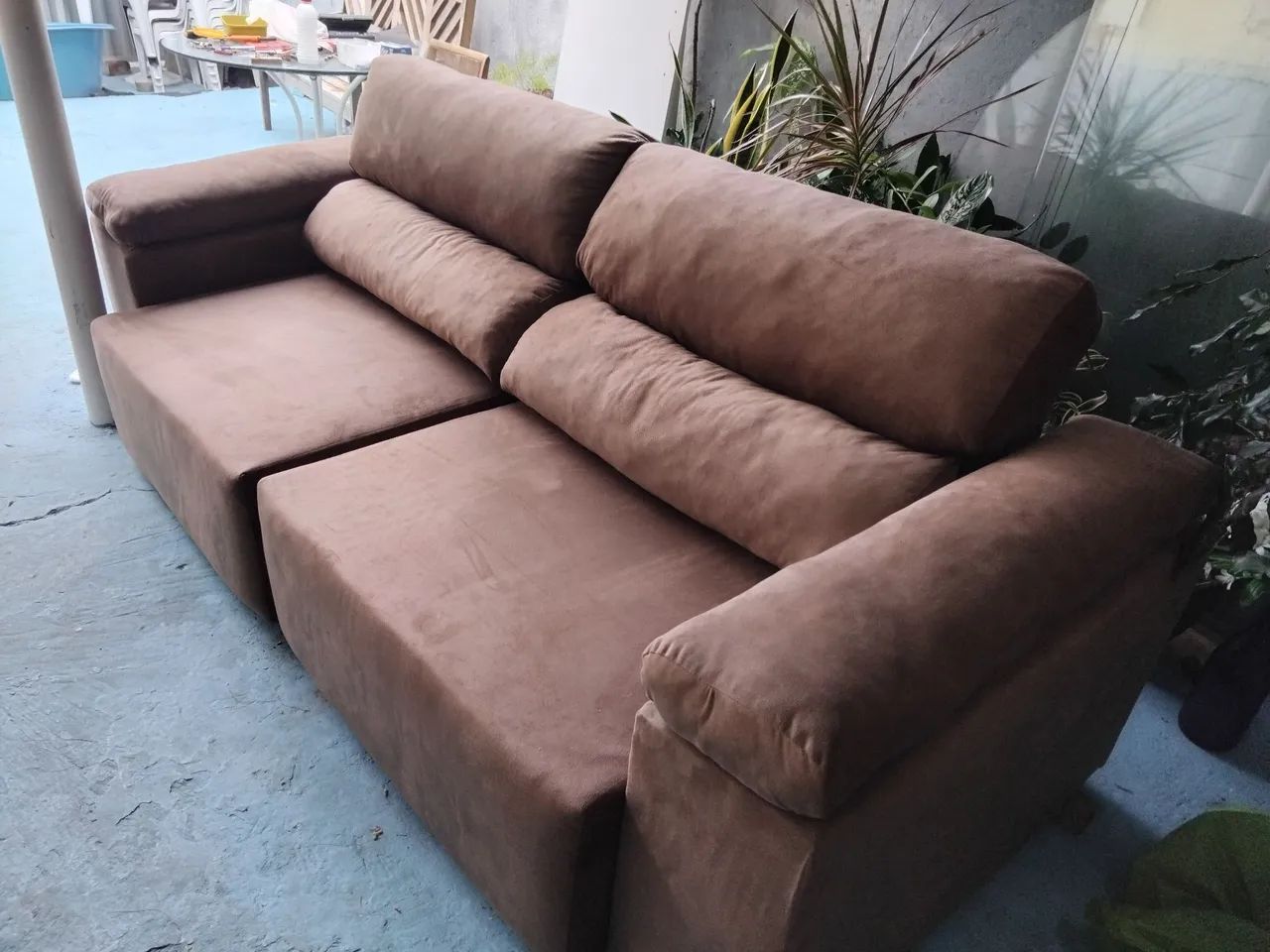 Sofa retrátil e reclinável ( aceita cartão) - Foto 4