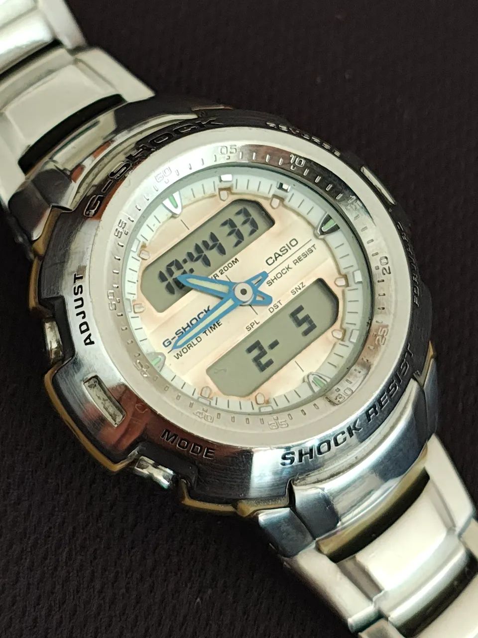 Relógio Casio G-Shock Retrograde Cockpit G-741D-7AV  World Time 200M - Foto 4