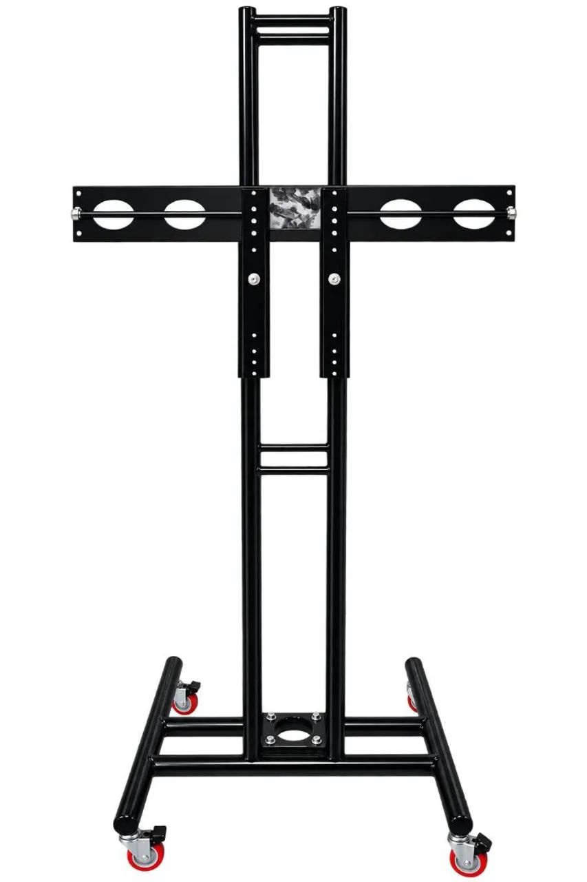 Suporte para TV pedestal com rodinhas  - Foto 3