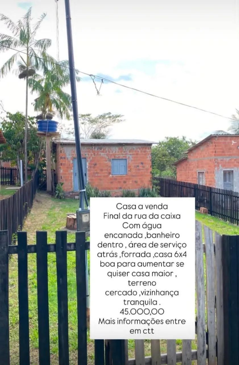 Vende-se essa casa no bujari acre