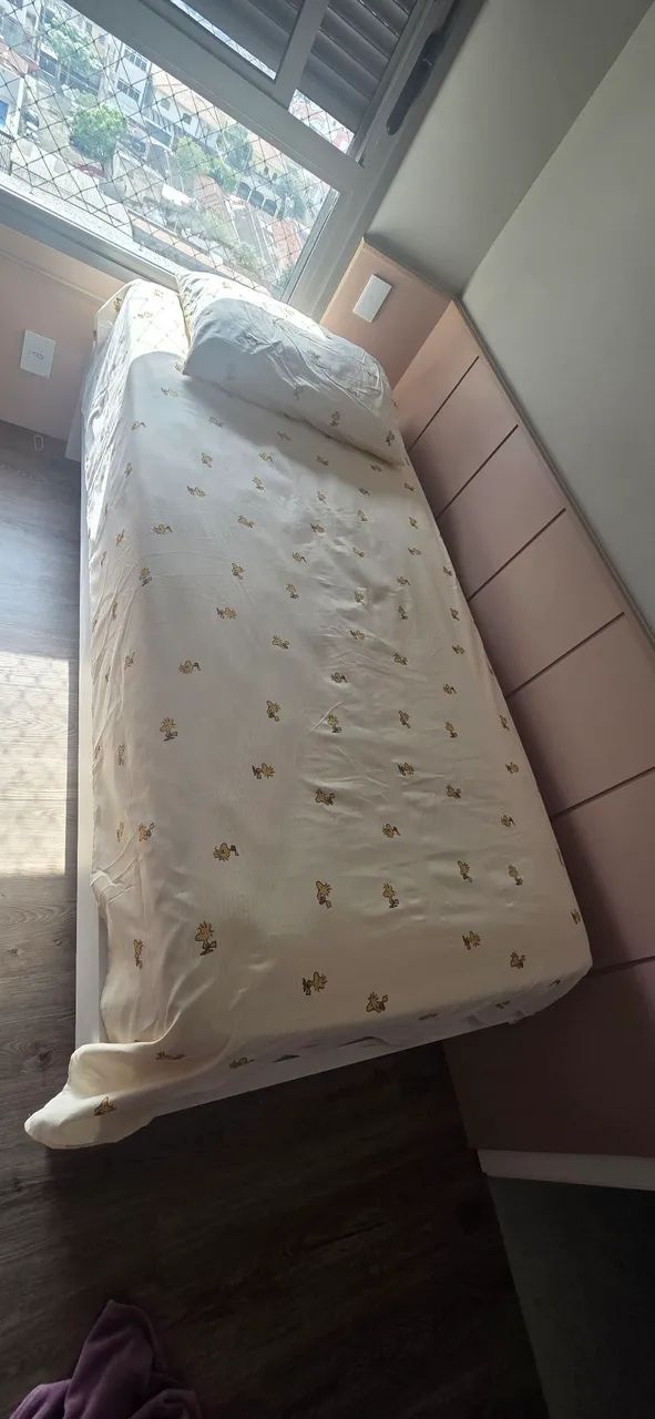 Bicama de Solteiro em MDF Reforçado - Perfeito Estado!