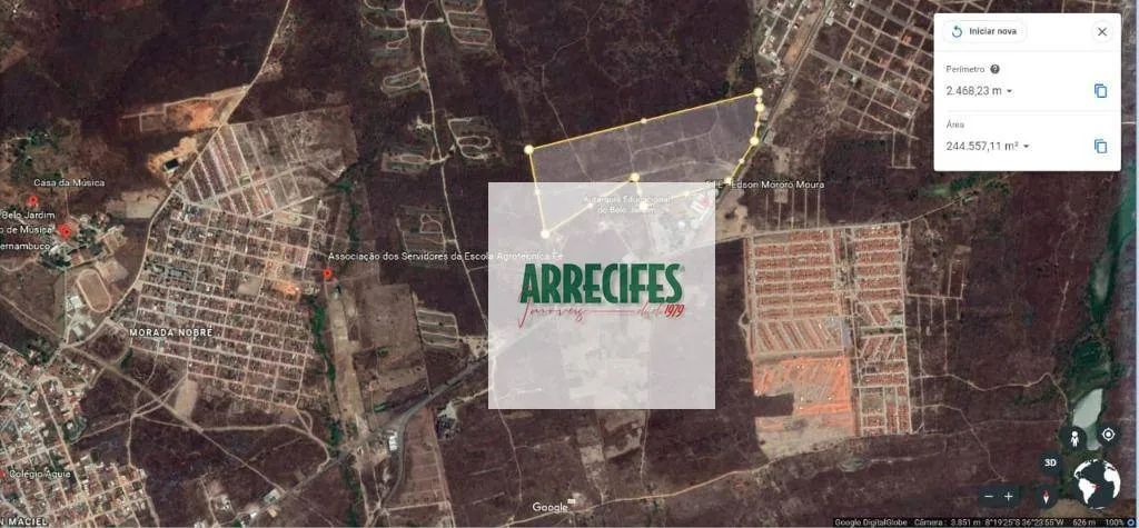 Terreno à venda, 245000 m² por R$ 8.500.000,00 - Centro - Belo Jardim/PE - Foto 8