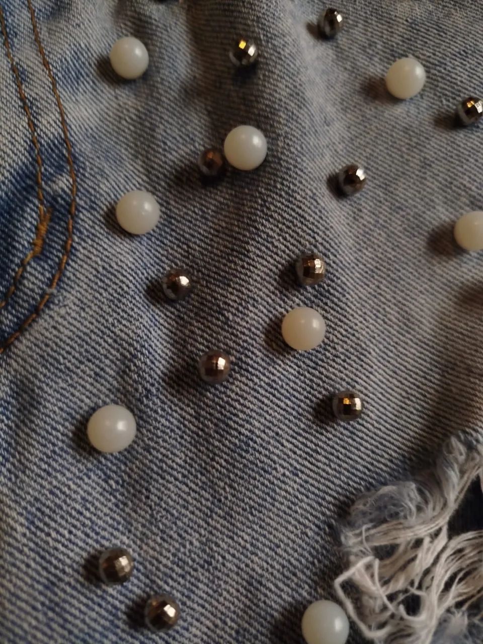 Shorts jeans feminina  - Foto 4