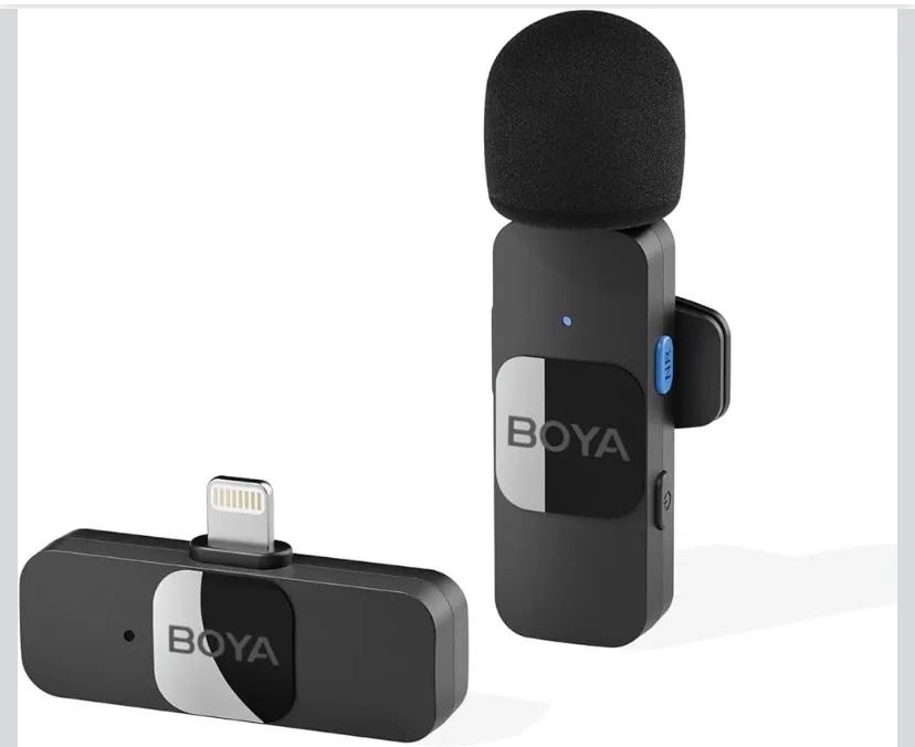 BOYA Microfone de lapela sem fio