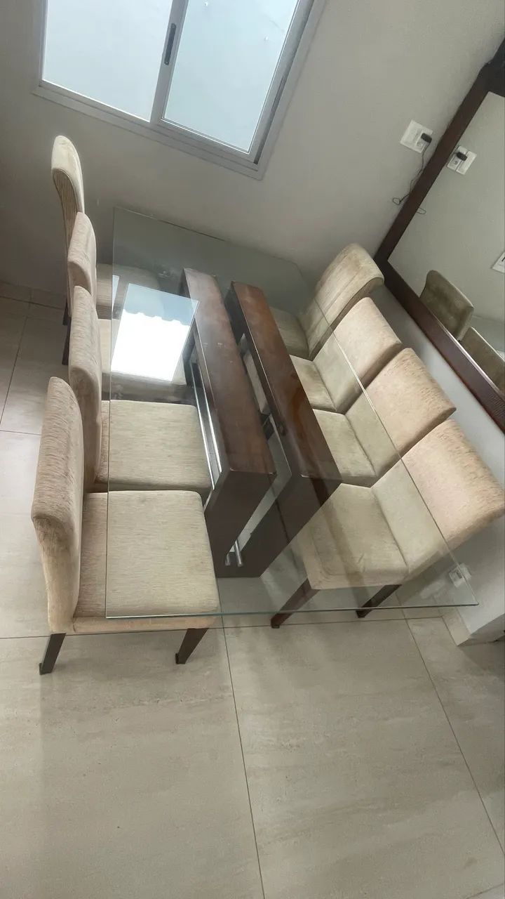 Mesa com 8 cadeiras  - Foto 3