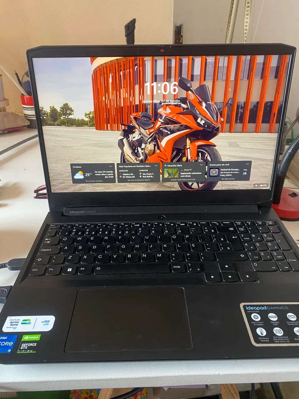Notebook gamer com placa de video