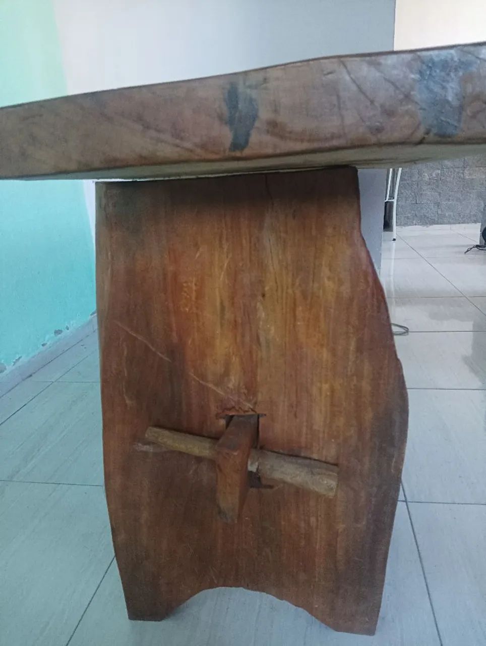 Mesa de madeira maci ça  - Foto 2