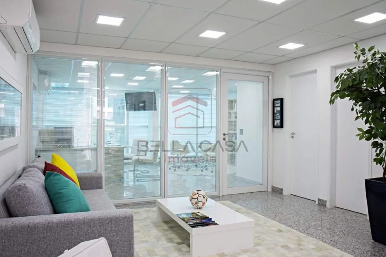 123,06 m² - Excelente sala comercial, sem os móveis, com ar condicionado, 3 banheiros - Foto 3