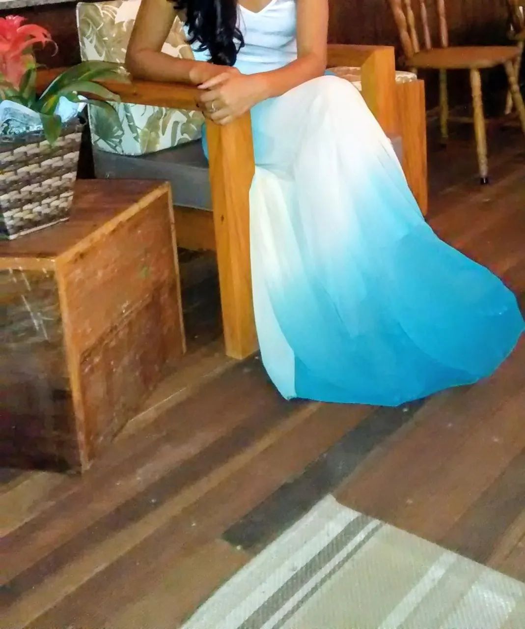 Saia Longa Degradê Elegante - Foto 3